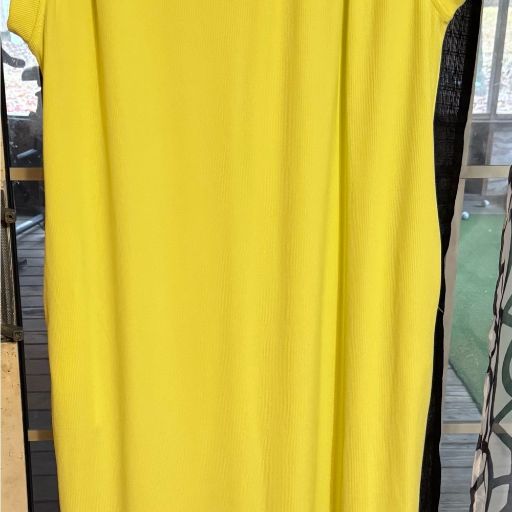 Sunny Yellow Midi Dress